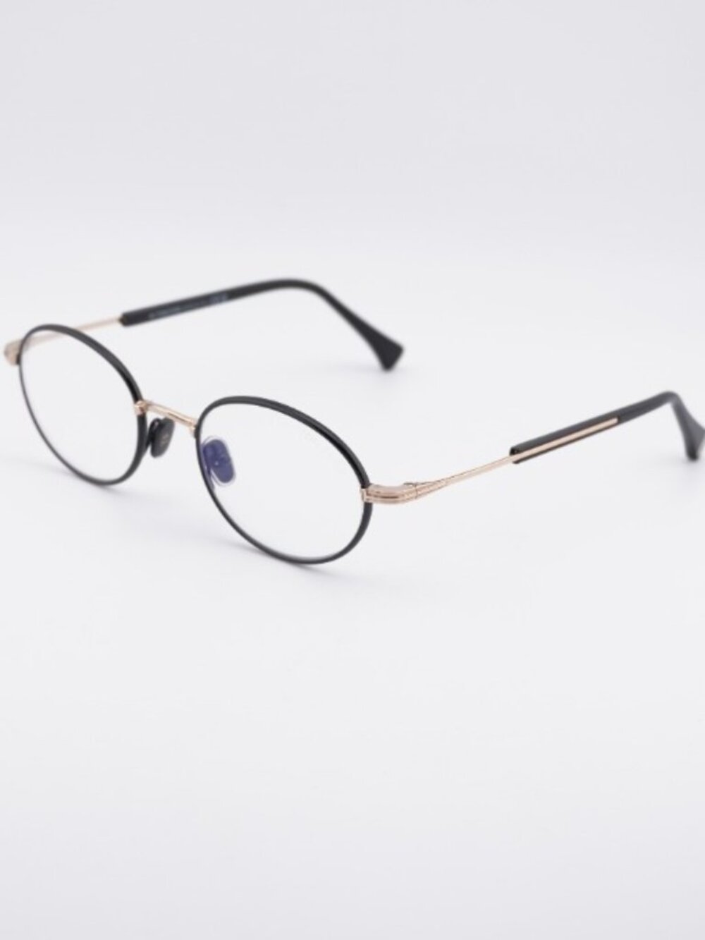 Tom Ford FT5973-B 005 Eyeglasses Black/Gold 49mm Oval Frame
